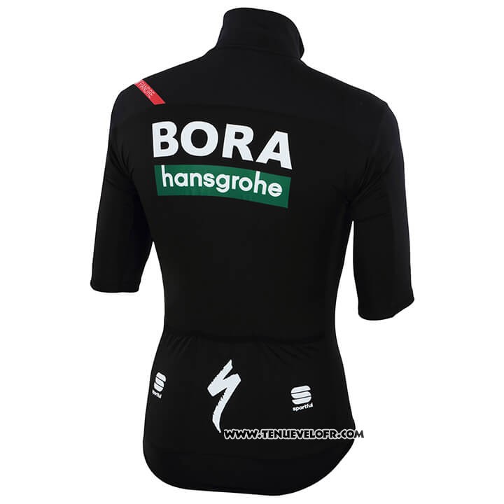 2018 Maillot Ciclismo Bora Noir Manches Courtes et Cuissard